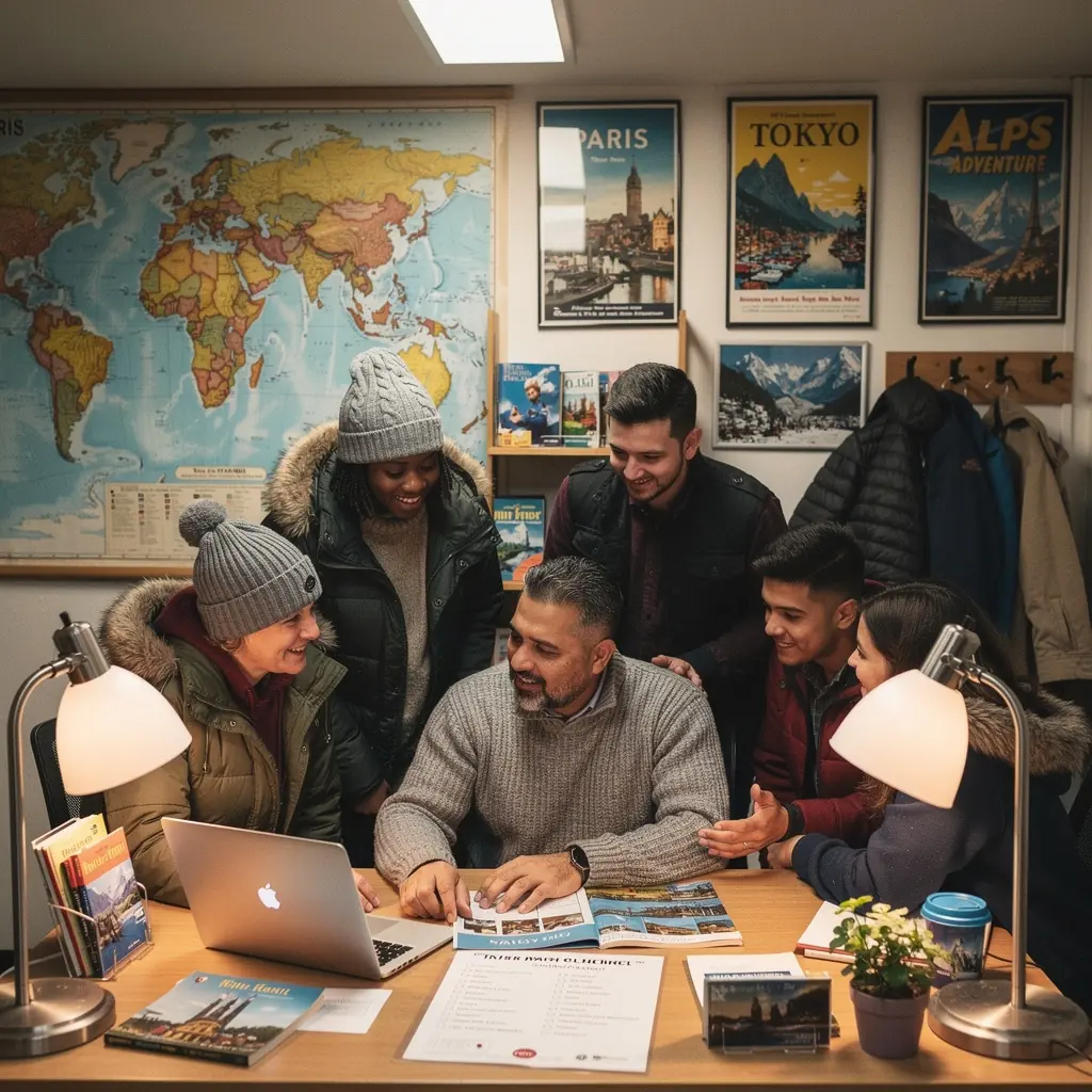 Przewodnik pokazujący uczestnikom, jak efektywnie spakować się na wyprawę, z użyciem praktycznych wskazówek.